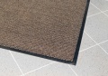 Įėjimo kilimas PVC pagrindu, Vynaplush juodas/rudas 0.6m x 0.9m (7mm)