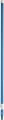 Teleskopinis aliumininis kotas Vikan, mėlynas, skersmuo 34 mm, 167,5-278 cm