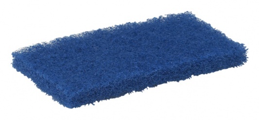 Nailoninis šveitimo padas Vikan, vidutinio kietumo, mėlynas, 24,5x12,5x2,3cm