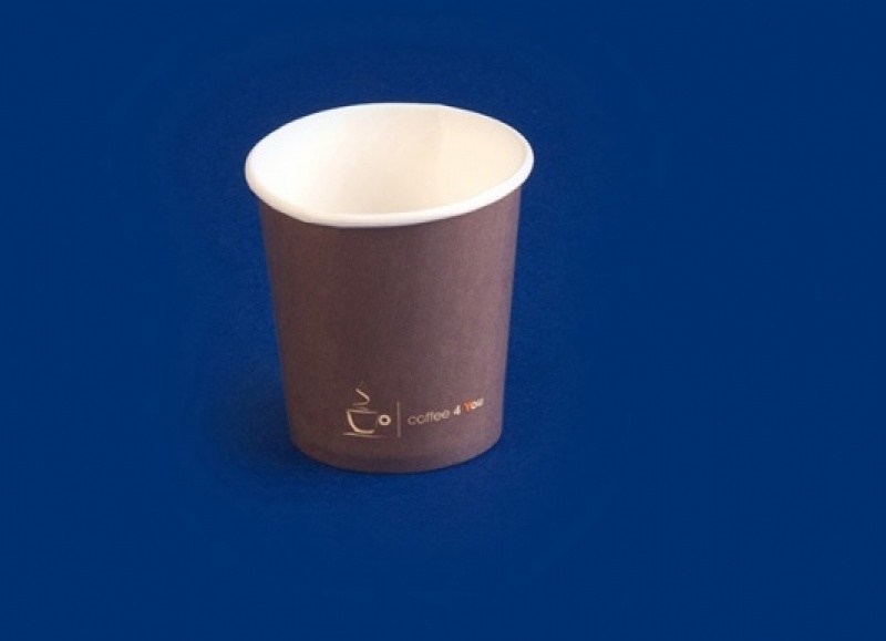 Vienkartiniai puodeliai kavai, popieriniai (dangtelio kodas 214263) 100ml, 100vnt.