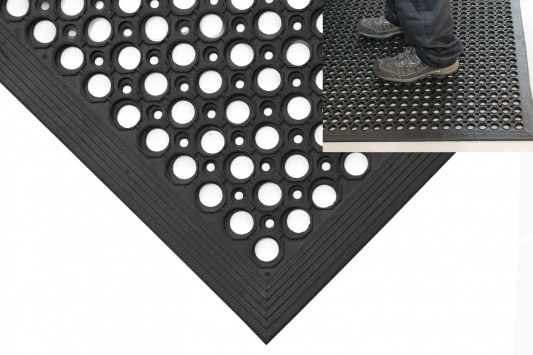 Guminis įėjimo kilimas, Ramp Mat, juodas, 0.9m x 1.5m (14mm)