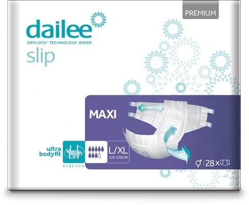 Anatominės sauskelnės Dailee Slip Maxi Plus L/XL, 28vnt pakuotė