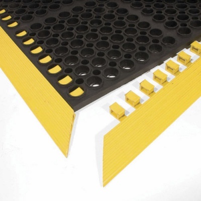 Nuovargį mažinantis apsauginis kilimėlis nuo slydimo, Coba-Deluxe, juodas 1.0m x 1.5m (19mm)