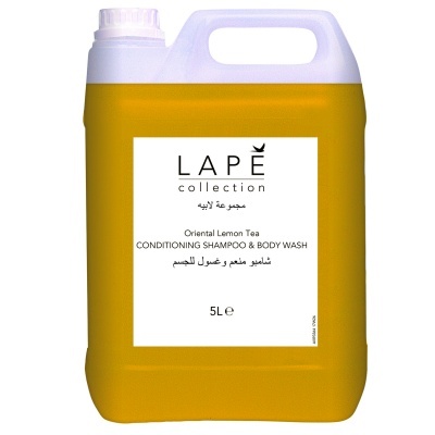 Dušo želė ir šampūnas LAPE Collection Oriental Lemon Tea, 5l