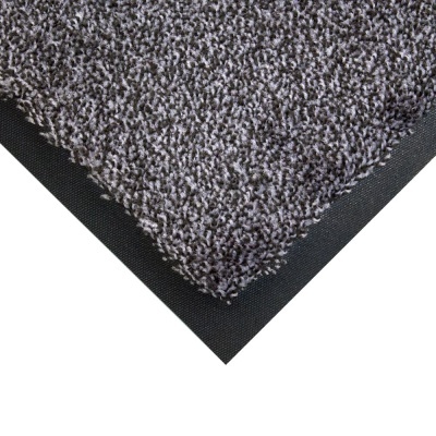 Skalbiamas įėjimo kilimas, COBAwash, juodas/pilkas, 0.85m x 1.2m (9mm)