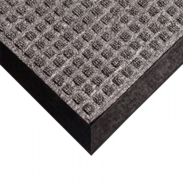 Įėjimo kilimas guminiu pagrindu, Superdry, pilkas 0.6 x 0.9m (7mm)