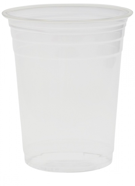Vienkartinės stiklinės šaltiems gėrimams 500/600ml (579520510/579530510/579540510), PET, skaidrios, skersmuo 9,5 cm, max +60°C,  50 vnt.