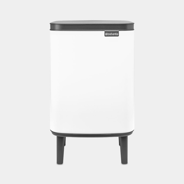 Šiukšlių dėžė Brabantia Bo Hi, balta, 7l