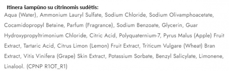 Kosmetikos rinkinys Itinera (šampūnas su apelsinais ir šampūnas su citrinomis), 2x370ml