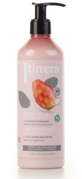 Kosmetikos rinkinys Itinera (dušo želė su pomidorais ir losjonas kūnui su kaktuso vaisiais), 2x370ml
