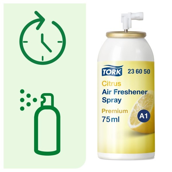 Oro gaiviklis automatiniam laikikliui Tork Premium A1, citrinų kvapo