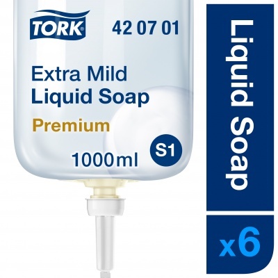 Skystas muilas Tork Premium Soap Extra Mild Non Perfumed S1, 1000ml