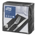 Stalo servetėlės Tork Advanced, 39x39cm, sulankstymas 1/8, juodos, 2sl.
