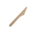 Vienkartiniai peiliai 16,5 cm, mediniai, 100vnt