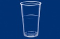 Vienkartinės stiklinės šaltiems gėrimams 500ml (579520510/579530510/579540510), PET, skaidrios, skersmuo 9,5 cm, max +60°C,  50 vnt.