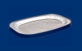 Vienkartinės lėkštės, ovalios, aliumininės, 54,5x36 cm, 10 vnt.