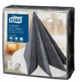 Stalo servetelės Tork Premium LinStyle, 39x39cm, antracito spalvos, 1sl.