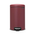 Šiukšlių dėžė atidaroma koja Brabantia NewIcon, windsor red, 12l