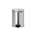 Šiukšlių dėžė atidaroma koja Brabantia NewIcon, matinio metalo, 5l