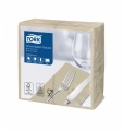 Ekologiškos stalo servetelės Tork Advanced Dinner, 39x39cm, 2 sl, natūralios spalvos, 1/8 lankstymo