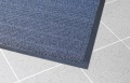 Įėjimo kilimas PVC pagrindu, Vynaplush, juodas/mėlynas, 0.6 x 0.9m (7mm)
