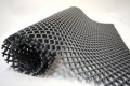 Lankstus PVC kilimas drėgnoms zonoms, Diamond Grid, pilkas, 1m x 9m (8.5mm)