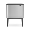 Šiukšlių dėžė Brabantia Bo Touch Bin, matinio metalo, FPP, 3x11l