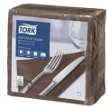 Stalo servetėlės Tork Advanced, 39x39 cm, sulankstymas 1/4, tamsiai rudos, 3sl.