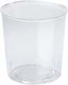 Duni Vienkartinės stiklinės karštiems/šaltiems gėrimams, Trend 300 (250) ml, skaidrios, PS, max +100°C, 50 vnt.