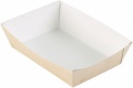 Duni Vienkartinės dėžutės Viking ® Box talpa 1100 ml, (169217) rudos, kartonas/PE, 20x14x4,8 cm, max +100°C, 125 vnt.