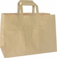 Duni Vienkartiniai maišeliai su rankena, 36x17x25,7cm, 15l, popieriniai, rudos sp., max +100°C, 200vnt.