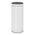 2xŠiukšlių dėžė Brabantia Touch Bin, balta, 30l