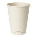 Duni vienkartiniai Ecoecho™ puodeliai kavai (182536, 2013195, 214290119, 191669) 350 ml, natūralios spalvos, Bagasse, max +100°C, 50 vnt.