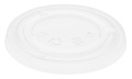 Duni Vienkartiniai dangteliai Ecoecho™ stiklinėms (188004/188005 /188006), be skylutės, rPET, skaidrūs, max -40°C/+70°C, 50 vnt.