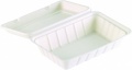 Duni Vienkartinės Ecoecho™  cukranendrių dėžutės maisto išsinešimui, vieno skyriaus, 850 ml, Bagasse, 23,9x15,6x6,3 cm, max +100°C, 60 vnt