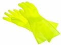 Itin atsparios PVC pirštinės SolidSafety ChemP, geltonos, L (9) dydis, 1pora