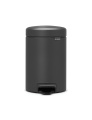 Šiukšlių dėžė atidaroma koja Brabantia NewIcon,Mineral Infinite Grey pilka, 3l.