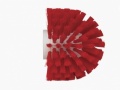 Vidutinio kietumo vamzdžių valymo šepetys Vikan, raudonas, skersmuo 16cm