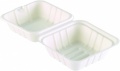 Duni Vienkartinės Ecoecho™ cukranendrių dėžutės maisto išsinešimui, stačiakampės, vieno skyriaus, 475 ml, Bagasse, 16,2x15,2x8 cm, max +100°C, 50 vnt.