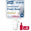 Muilas-dezinfekantas putomis Tork Premium Antimicrobial S4, 1000 ml