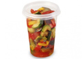 Daugkartiniai indeliai sriubai, užkandžiams 1000ml (W2/017C), PP, skaidrūs, skersmuo 11,5cm, max +120°C, 50 vnt.