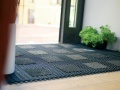V-Mat Duo Standard modulinis kilimas su tekstilės intarpu, graphite/anthracite, 25 x 25 cm, (20 mm)