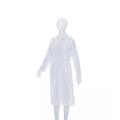 Vienkartinis chalatas su spaudėmis Med Comfort, LDPE, baltas, 18mk, 18mk, 1vnt