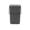 Šiukšlių dėžė Brabantia Sort&Go, pilka, 25l