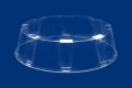 Vienkartinis dangtis torto dėžutės (kodas 20DXN30), skaidrus, RPET, max -40°C/+60°C/ 25x20x8cm/ 210 vnt.