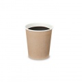 Vienkartiniai puodeliai kavai 350 ml (2013195, 214290119, 182536), pop., rudi, 6x10,9x8,9 cm, 50 vnt.