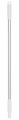 Aliumininis kotas Vikan, baltas, skersmuo 22 mm, 84 cm