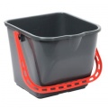 Plastikinis kibiras, pilkas, 15l