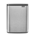 Šiukšlių dėžė Brabantia Bo, matinio metalo, FPP, 12l