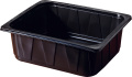 Duni Vienkartiniai indeliai užlydymo aparatui, 1 sk., 1/2 GN (160801), PP, juodi, 32,5x26,5x8 cm, max-20°C/+120°C, 96vnt.